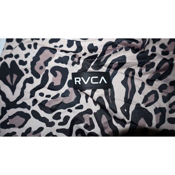 RVCA AVJX300181 Women's Sz XS/6 Gray Leopard Print VA Essential Swim Top $60 - Picture 3 of 5